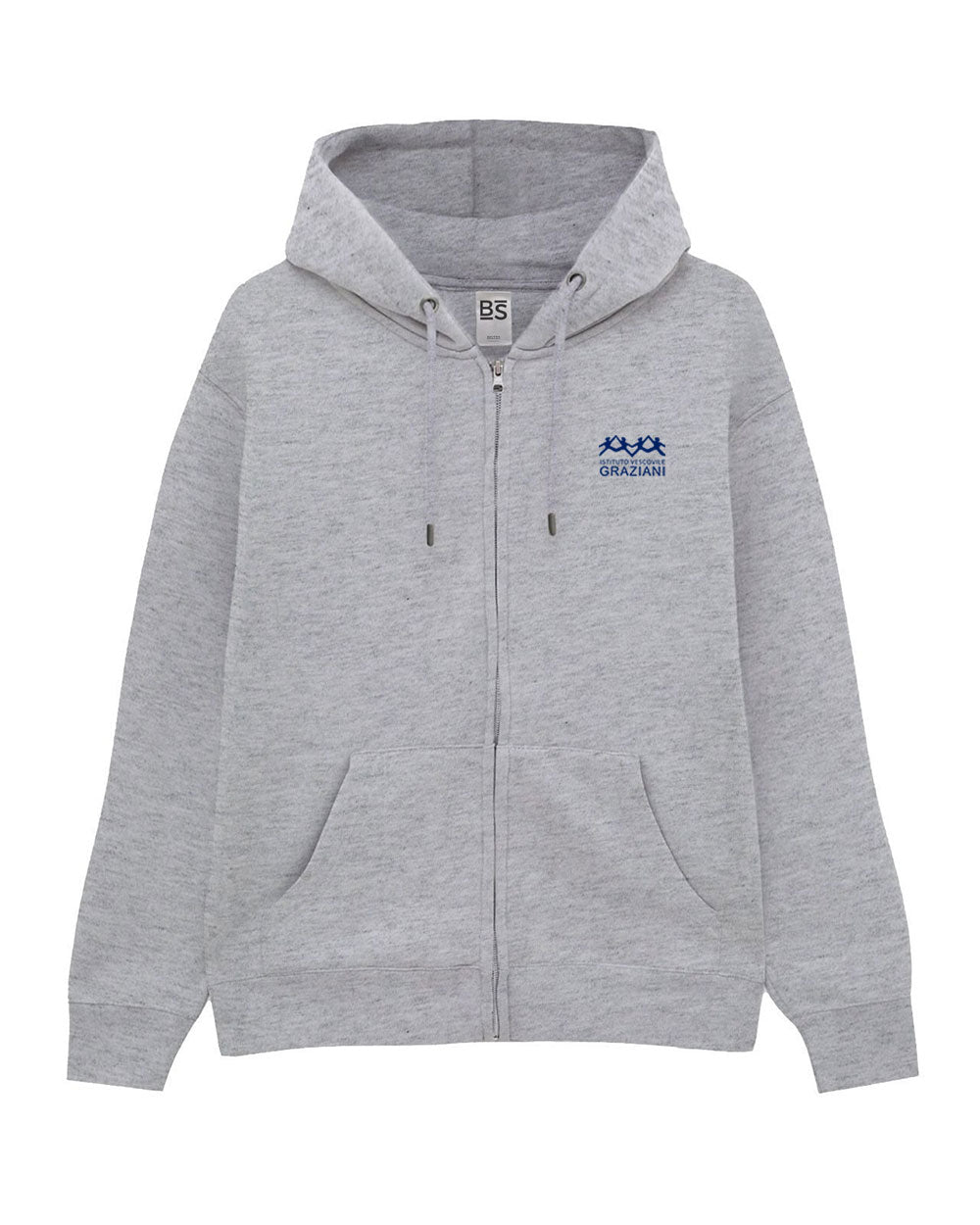 Felpa leggera cappuccio zip KID