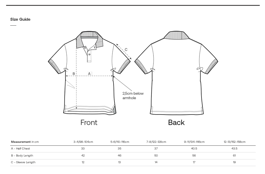 Polo manica corta KID