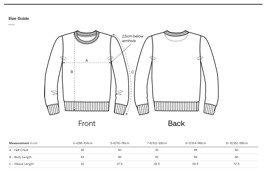 Felpa girocollo pesante KID